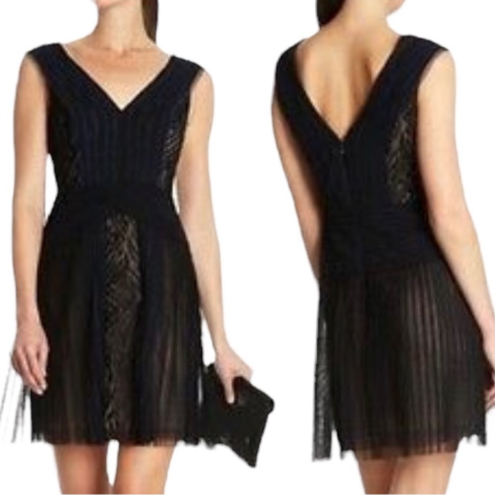 Never worn bcbg black mini dress size 4